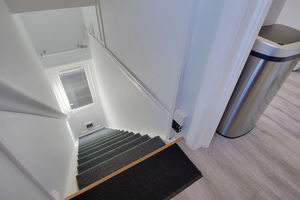 Stairs to Rear Door- click for photo gallery